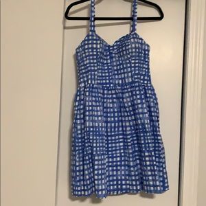 Lily Pulitzer blue and white gingham dress